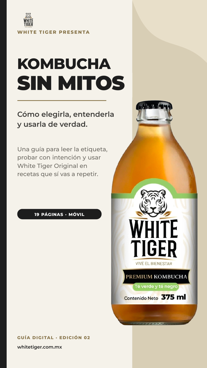 Portada del ebook Kombucha sin mitos